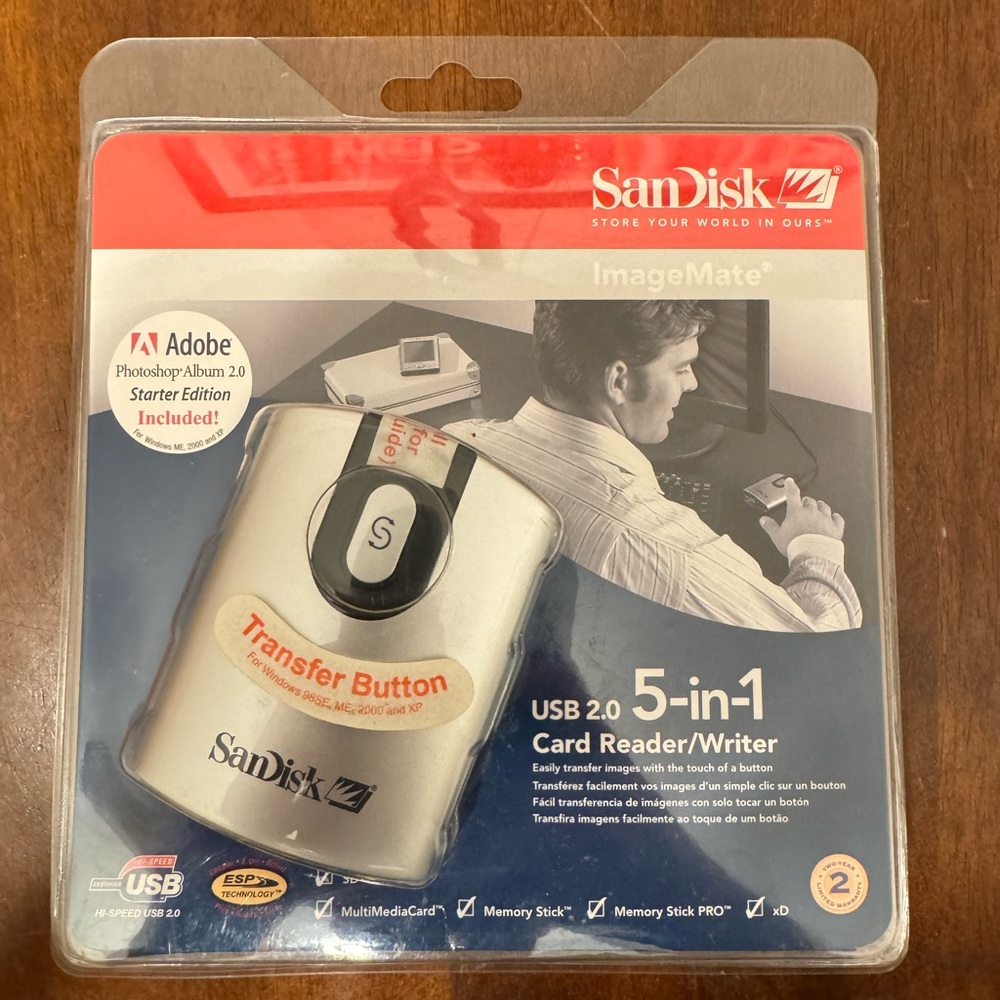 SanDisk 5-in-1 Card Reader/Writer